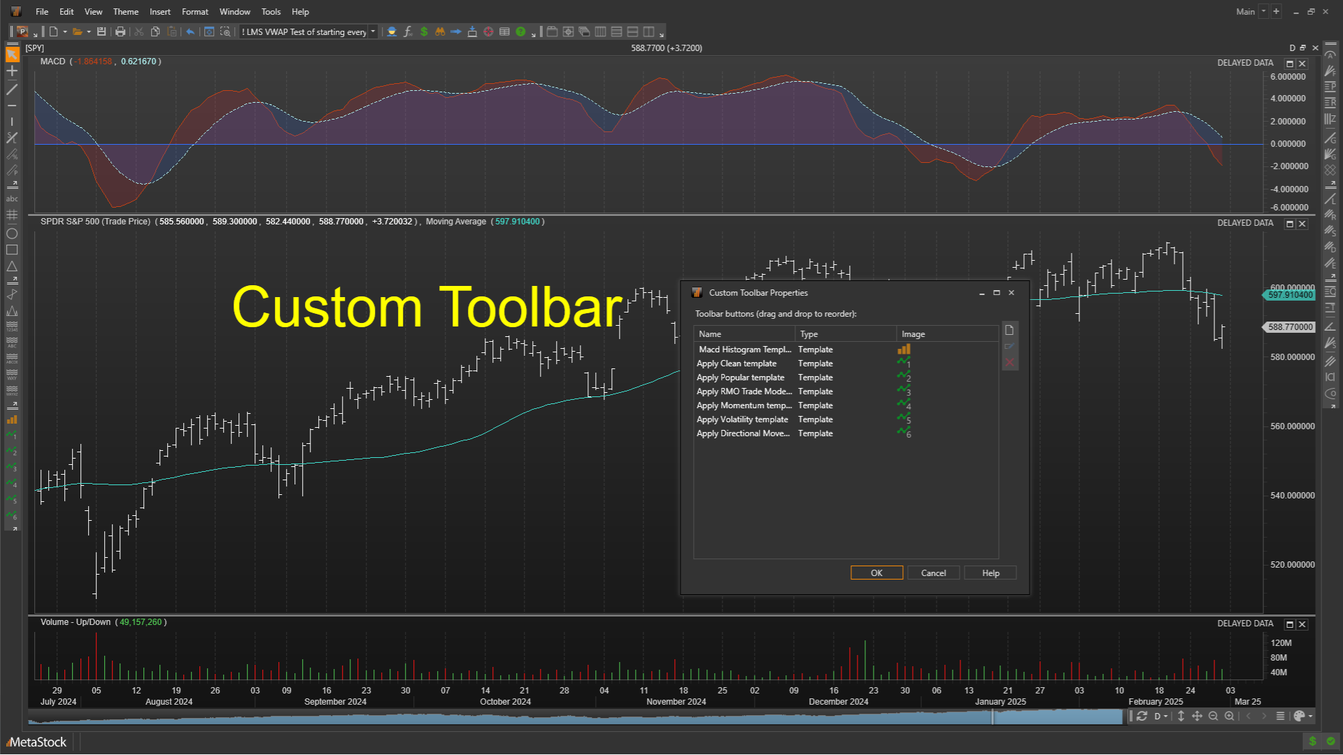 Create a Toolbar Shortcut
