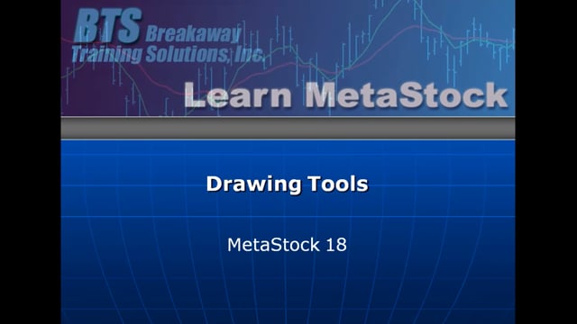 MetaStock 18 – Drawing Tools – NEW