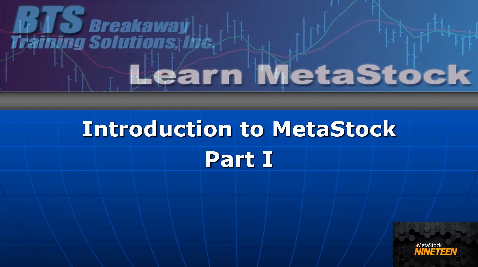 MetaStock Introduction – Part I
