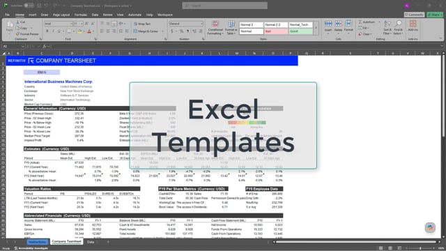 XENITH – Excel Templates